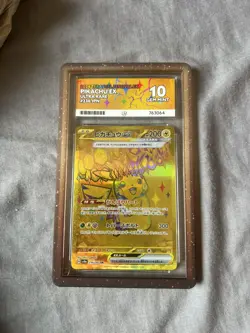 Pikachu ex 236/187 Terastal Festival ex sv8a Ace Grading Gem Mint 10 Pokemon - Image 4