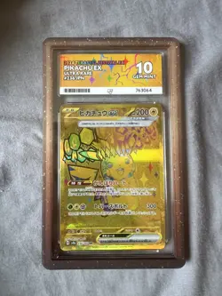 Pikachu ex 236/187 Terastal Festival ex sv8a Ace Grading Gem Mint 10 Pokemon - Image 5