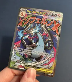 Mega Charizard X ex 023 MEP Black Star Promo Pokemon Phantasmal Flames - Image 1