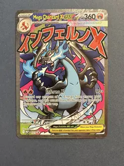 Mega Charizard X ex 023 MEP Black Star Promo Pokemon Phantasmal Flames - Image 3