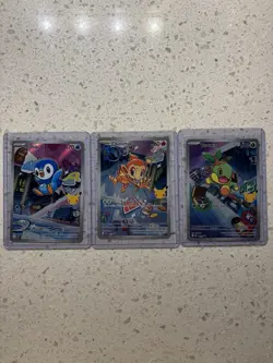 Pokemon 2026 First Partner Illustration Collection Series 1 Promos Set 40-42 - Image 1