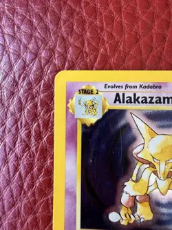 Alakazam 1/102 Base Set Holo Rare 1999 Pokemon TCG 80 HP WOTC English - Image 3