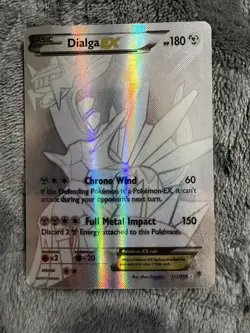 Pokemon Dialga EX Silver Full Art XY Phantom Forces 122/119 ENGLISH - Image 1