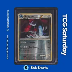 2010 POKEMON HEARTGOLD & SOULSILVER UNDAUNTED #18/90 METAGROSS REVERSE HOLO - Image 1