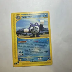 Pokemon Poliwrath Expedition Base Set 60/165 Rare Reverse Holo 100 HP English - Image 1