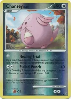 Chansey - 69/127 - Common - Reverse Holo NM, English Pokemon Platinum - Image 1