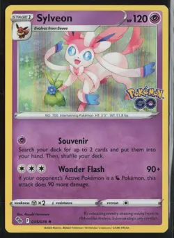 Sylveon 35/78 - Pokemon Go - PTCG - NM - Image 1