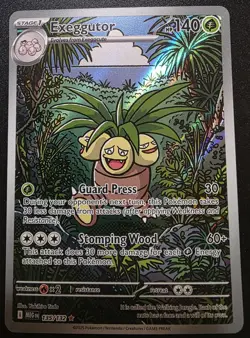 Exeggutor Illustration Rare 135/132 Mega Evolution Pokemon 2025 - Image 1