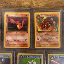 Pokemon TCG Vintage Team Rocket Lot Charmander Squirtle All LP or better! - Image 2