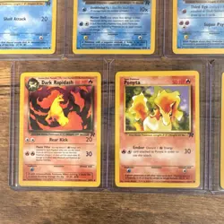 Pokemon TCG Vintage Team Rocket Lot Charmander Squirtle All LP or better! - Image 4
