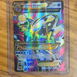 Pokemon Primal Kyogre EX Ultra Rare Full Art Holo 149/160 XY Primal Clash 240 HP - Image 1