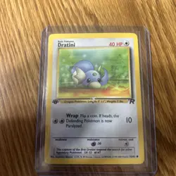 Team Rocket Dratini 53/82 Common Pokemon 1st Edition MP - Image 1
