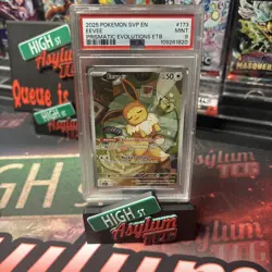 EEVEE PRISMATIC EVOLUTIONS ETB POKEMON SVP EN-SV BLACK STAR PROMO 2025 173 PSA 9 - Image 1