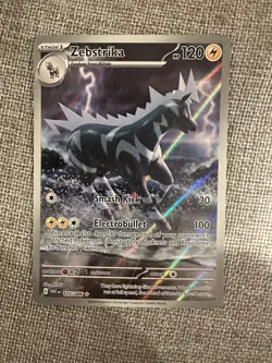 Pokemon TCG Zebstrika 115/086 S&V White Flare Illustration Rare English - Image 1