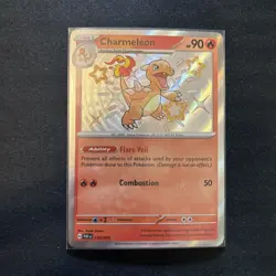 Pokemon Charmeleon - Shiny Rare Holo SV: Paldean Fates 2024 110/091 Mint - Image 1