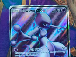 Pokemon TCG Mewtwo GX 72/73 Shining Legends Set Ultra Rare Full Art - Image 2