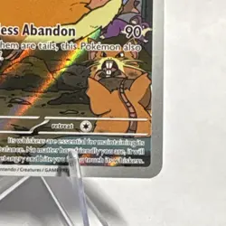 Pokemon Team Rocket's Raticate 202/182 Destined Rivals Illustration Rare Holo - Image 4