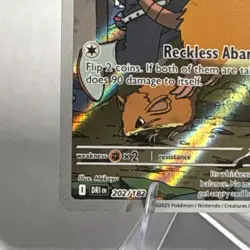 Pokemon Team Rocket's Raticate 202/182 Destined Rivals Illustration Rare Holo - Image 5