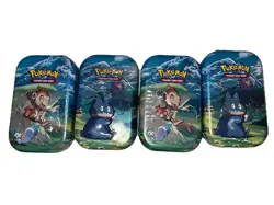 Pokemon Sinnoh Stars Mini Tins Set of 4, with Coin and Artwork - Image 1