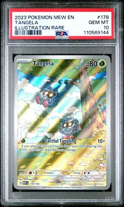 2023 POKEMON MEW EN-151 ILLUSTRATION RARE #178 TANGELA PSA 10 - Image 1