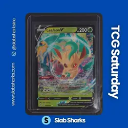 2021 POKEMON SWORD & SHIELD EVOLVING SKIES #007/203 LEAFEON V NM - Image 1