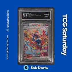 2024 POKEMON TWILIGHT MASQUERADE #214/167 GRENINJA EX SIR ARENA CLUB 9.5 - Image 1