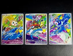 Pokemon 2026 First Partner Illustration Collection Series 1 Promos Set 43-45 #ML - Image 1