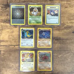 Pokemon TCG Vintage Team Rocket Holos Lot Dark Dragonite Raichu ALL MP - Image 1