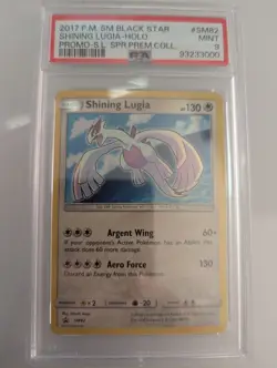 Pokemon TCG Shining Lugia SM82 Black Star Holo Promo PSA 9 - Image 1