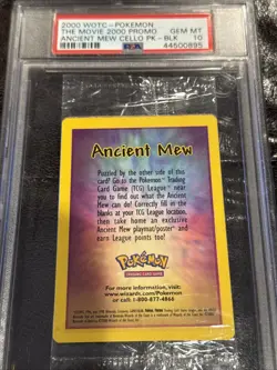 2000 WOTC Pokemon Ancient Mew - The Movie 2000 Promo Sealed Pack PSA 10 Rare!!! - Image 2