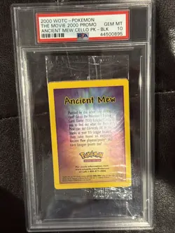 2000 WOTC Pokemon Ancient Mew - The Movie 2000 Promo Sealed Pack PSA 10 Rare!!! - Image 5