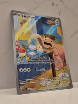 Pokemon TCG Lickitung 180/162 SV Temporal Forces Illustration Rare Near Mint - Image 2