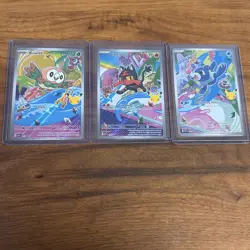 Pokemon 2026 First Partner Illustration Collection Series 1 Promos Set 43-45 #ML - Image 1