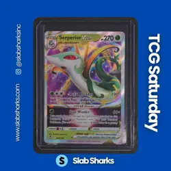 2022 POKEMON SWORD & SHIELD SILVER TEMPEST #008/195 SERPERIOR VSTAR - Image 1