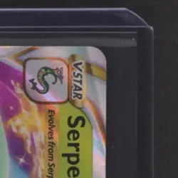 2022 POKEMON SWORD & SHIELD SILVER TEMPEST #008/195 SERPERIOR VSTAR - Image 5