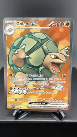 2023 Pokemon Golem ex #189/165 Ultra Rare,Holo - Image 1