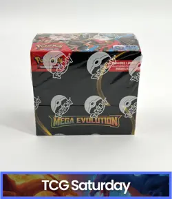2025 POKEMON ME01 MEGA EVOLUTION BASE SET BOOSTER BOX WITH TOPPER PROMO SEALED - Image 1