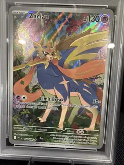 2025 Pokemon PFL EN Zacian Illustration Rare PSA 10 Gem - Image 5