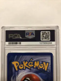2007 Pokemon Blastoise Secret Wonders Holo PSA 7 NM Foil Bleed Error - Image 3