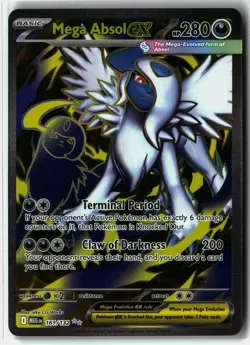 Mega Absol ex ⭐ 161/132 Holo Ultra Rare Mega Evolution 2025 Pokemon NM - Image 1