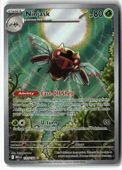 Ninjask ⭐ 137/132 Holo Illustration Rare Mega Evolution 2025 Pokemon NM - Image 1