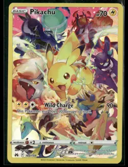 2023 Pokemon Crown Zenith Pikachu #160/159 Secret Rare Holo - Image 1