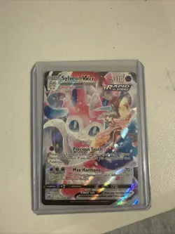 Pokemon TCG Brilliant Stars Sylveon VMAX Full Art Rare Card TG15/TG30 NM Raw - Image 1