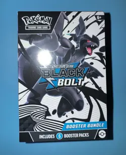 Pokemon Scarler & Violet Black Bolt Trading Card Game Booster Bundle 6 - Image 1