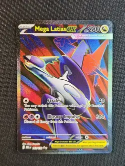 Mega Latias ex 163/132 ME01 Mega Evolution Ultra Rare Pokemon Card NM - Image 1