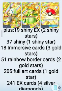Pokemon TCG (Trading Card Game) Pocket Account - 8700 Cards Total, 3 Gold Crown - Image 1