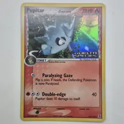 Pupitar 51/113 Reverse Holo EX Delta Species Stage 1 Pokemon TCG Card - Image 3