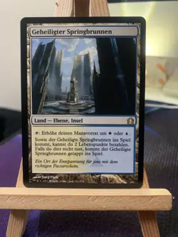 MTG- HALLOWED FOUNTAIN - RARE CARD - GERMAN - Image 1