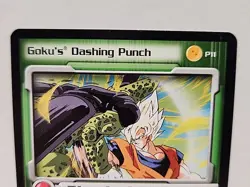 Dragon Ball Z Goku's Dashing Punch P11 Saga Promo Card DBZ CCG Score - Image 2
