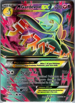 M Gardevoir EX (Full Art) 112/114 XY - Steam Siege - Pokemon Card - NM - Image 1
